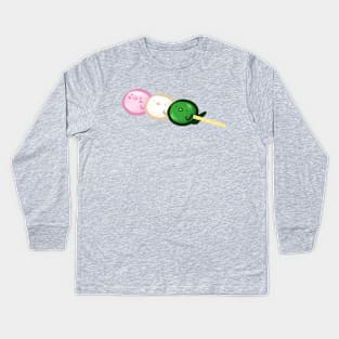 Dango Birbs Kids Long Sleeve T-Shirt